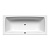 Ванна стальная  Kaldewei CAYONO DUO180х80 см, 725, с водоотталкивающим покрытием easy-clean, без нож