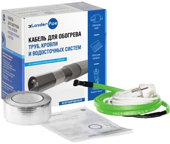 Комплект для обогрева труб xLayder Pipe EHL-16-6,16 Вт/6 м без защитного экрана